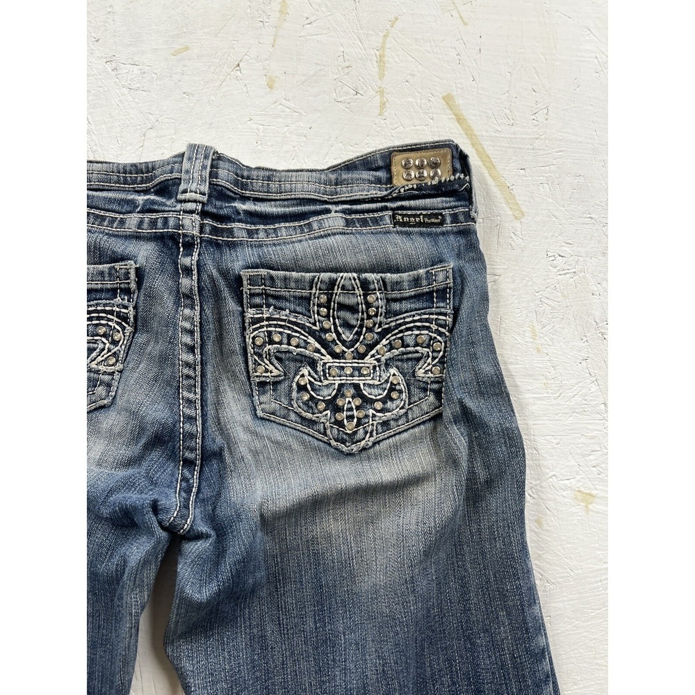 Angel Premium Woman's Jeans, Size 30 Skinny Embroidered Rear Pockets /0178 - Picture 8 of 15